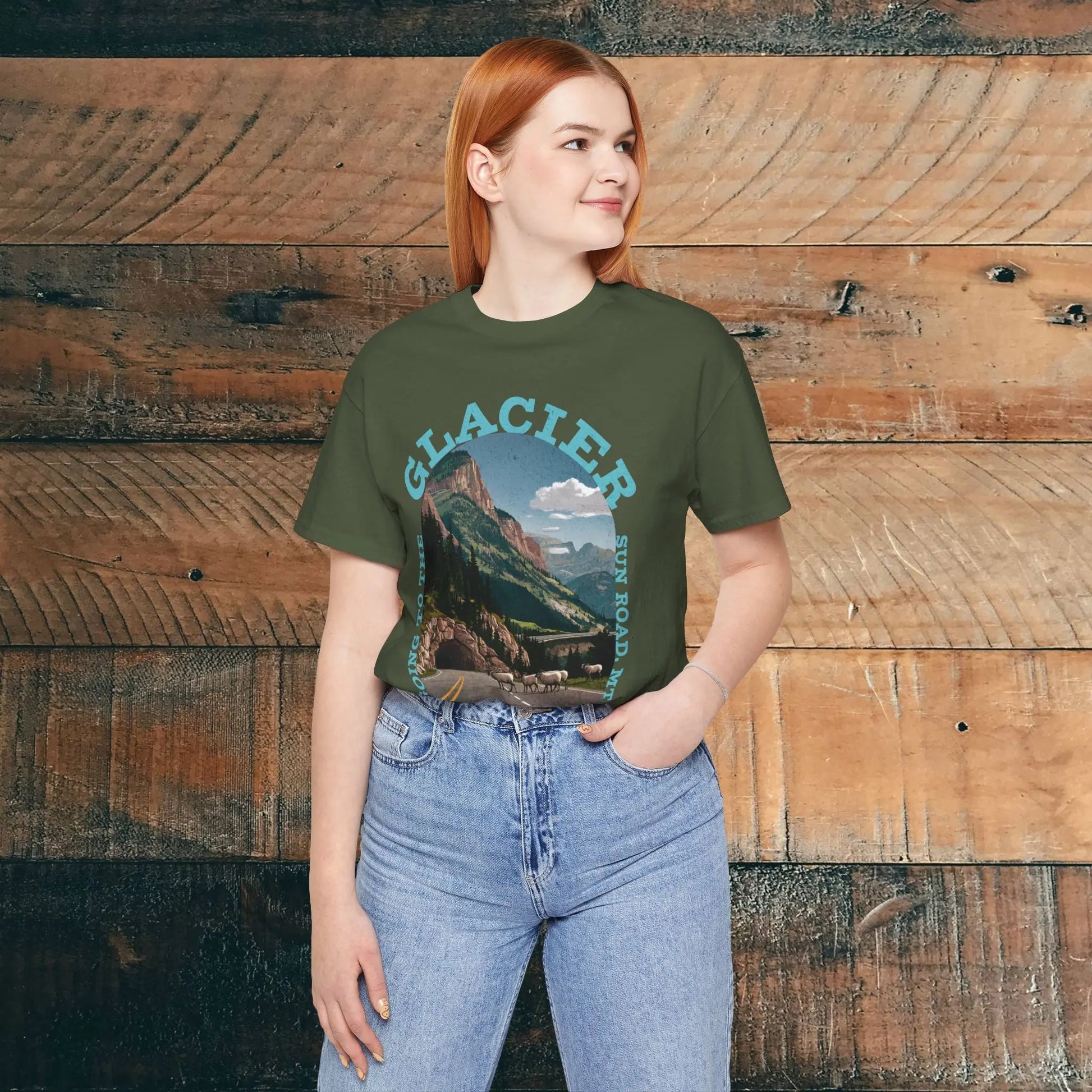 Glacier National Park Unisex Fit T-Shirt Going To The Sun Road Montana - Park Service Apparel