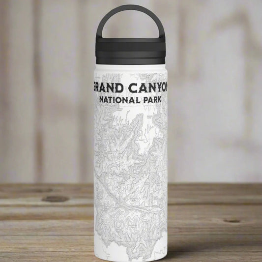 Grand Canyon National Park Stainless Steel Water Bottle (3 Sizes, 3 Lid Options) - Park Service Apparel