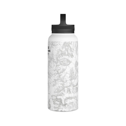 Denali National Park Topographic Stainless Steel Water Bottle Handle Lid Alaska 20,310 Ft. - Park Service Apparel