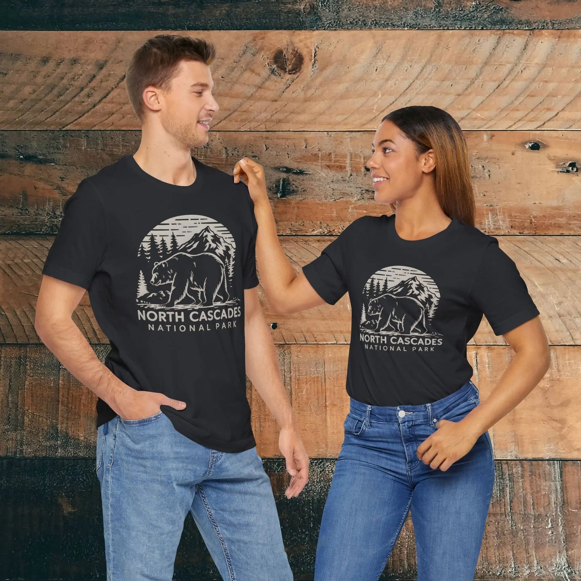 North Cascades National Park Unisex Fit Soft T-shirt Nature Tee - Park Service Apparel