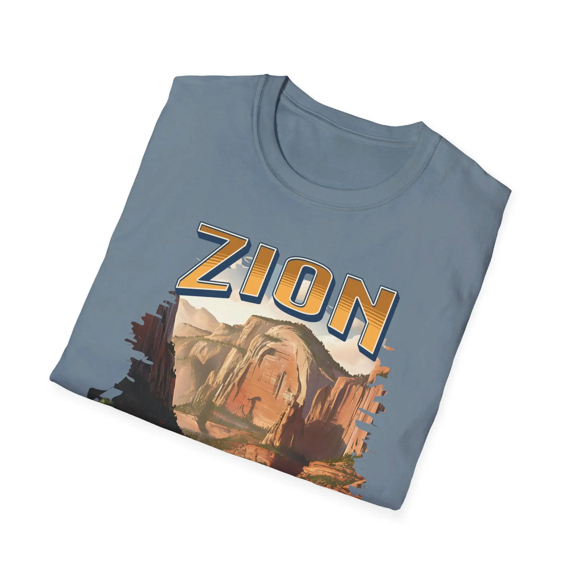 Zion National Park Unisex Fit Scenic T-Shirt Cotton Printify