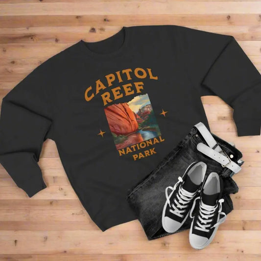 Capitol Reef National Park Unisex Fit Crewneck Sweatshirt - Park Service Apparel