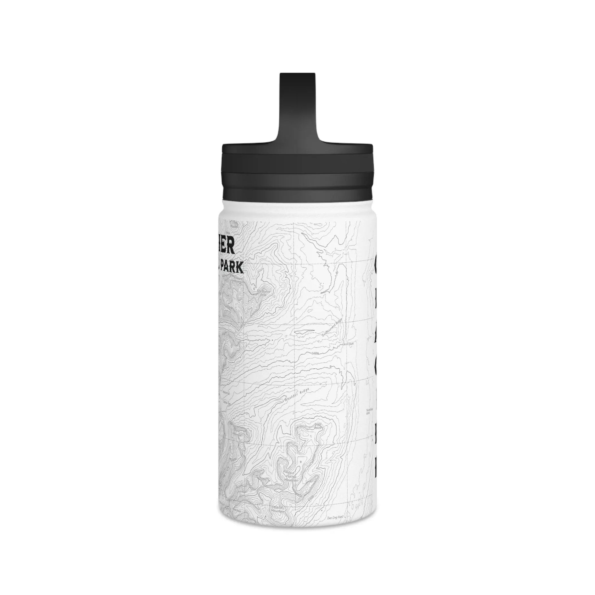 Glacier National Park Stainless Steel Water Bottle (3 Lids, 3 Sizes) - Park Service Apparel