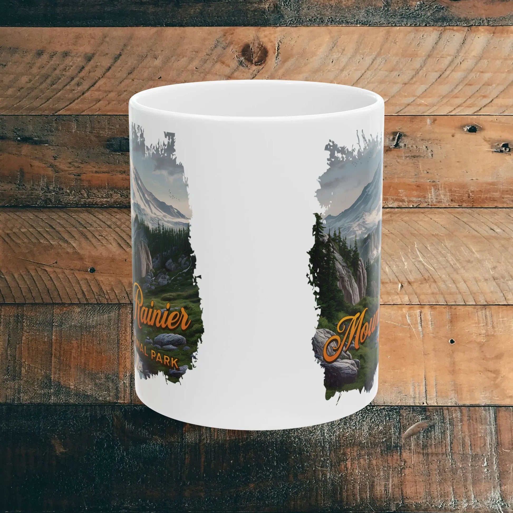 Mount Rainier National Park Scenic Ceramic Mug, (11oz, 15oz) - Park Service Apparel