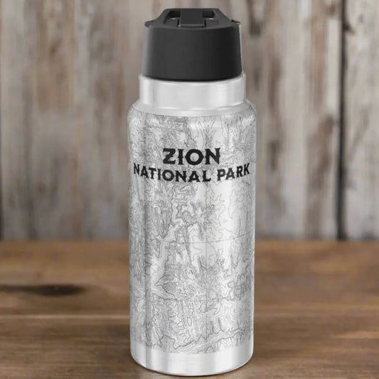 Zion National Park Insulated Water Bottle Tumbler, 32oz - Park Service Apparel