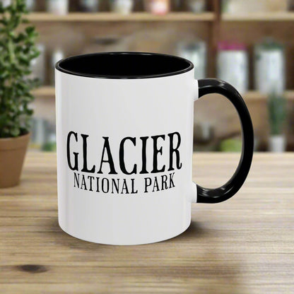 Glacier National Park Big Horned Sheep Colored Coffee Mug 11oz 15oz Cup Going To The Sun Road Printify