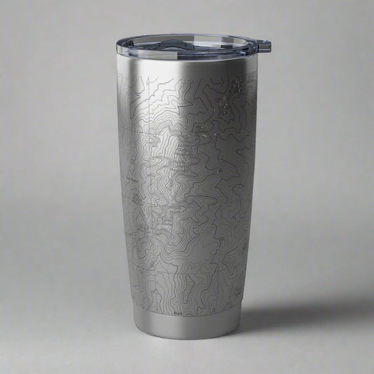 Mount Washington Presidential Region Topographic Tumbler 20oz Printify