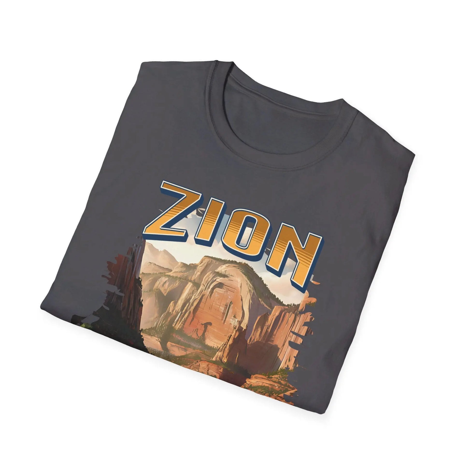 Zion National Park Unisex Fit Scenic T-Shirt Cotton Printify