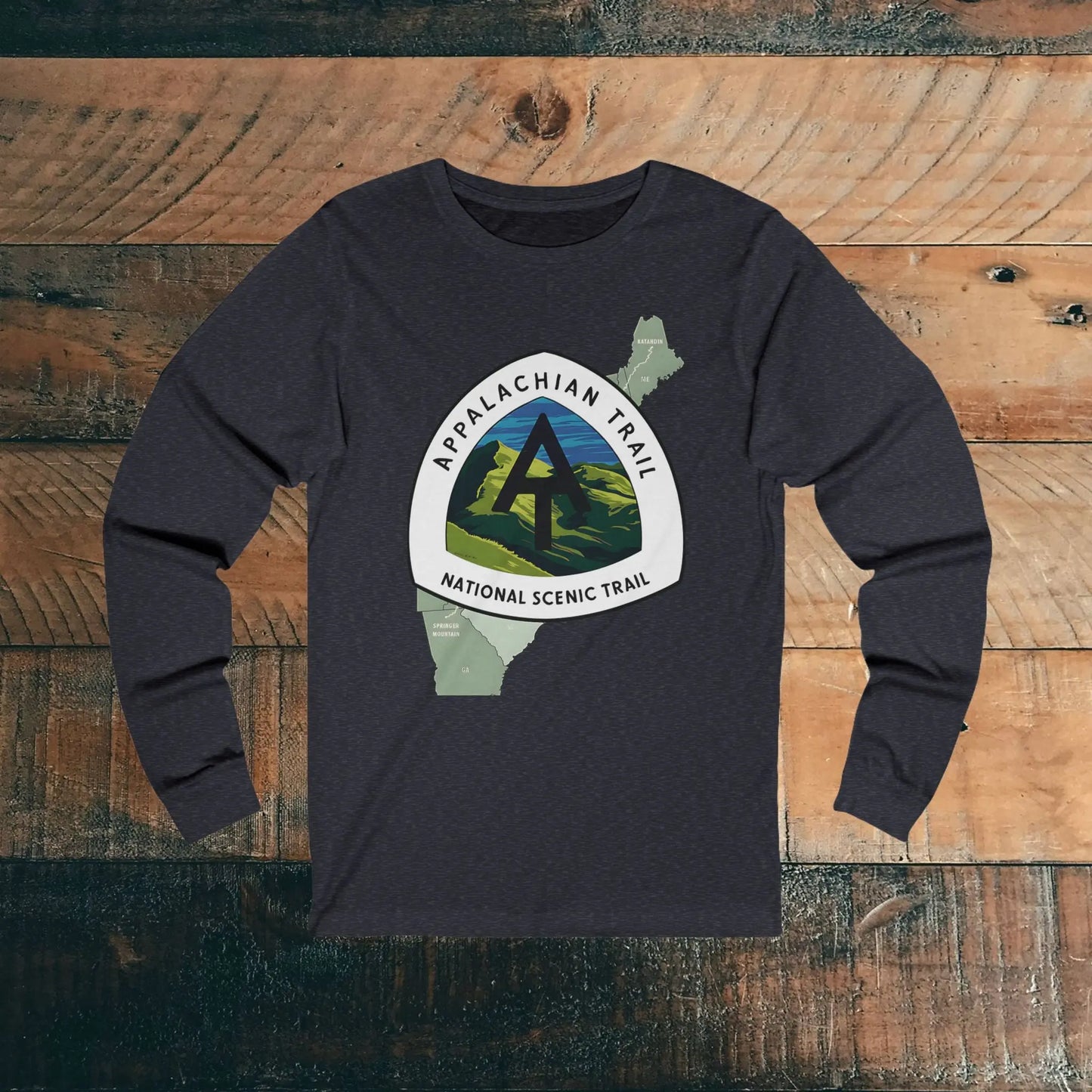 Appalachian National Scenic Trail Unisex Fit Long Sleeve T-shirt AT - Park Service Apparel