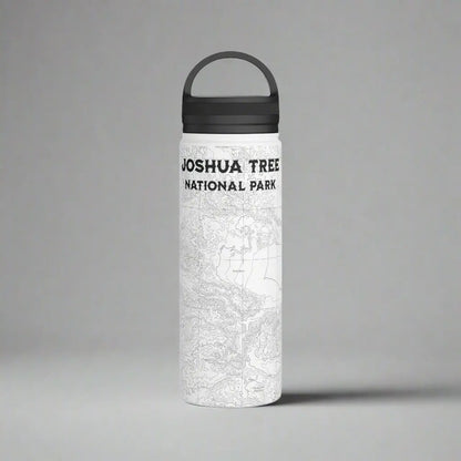 Joshua Tree National Park Topographic Stainless Steel Water Bottle Handle Lid California - Park Service Apparel