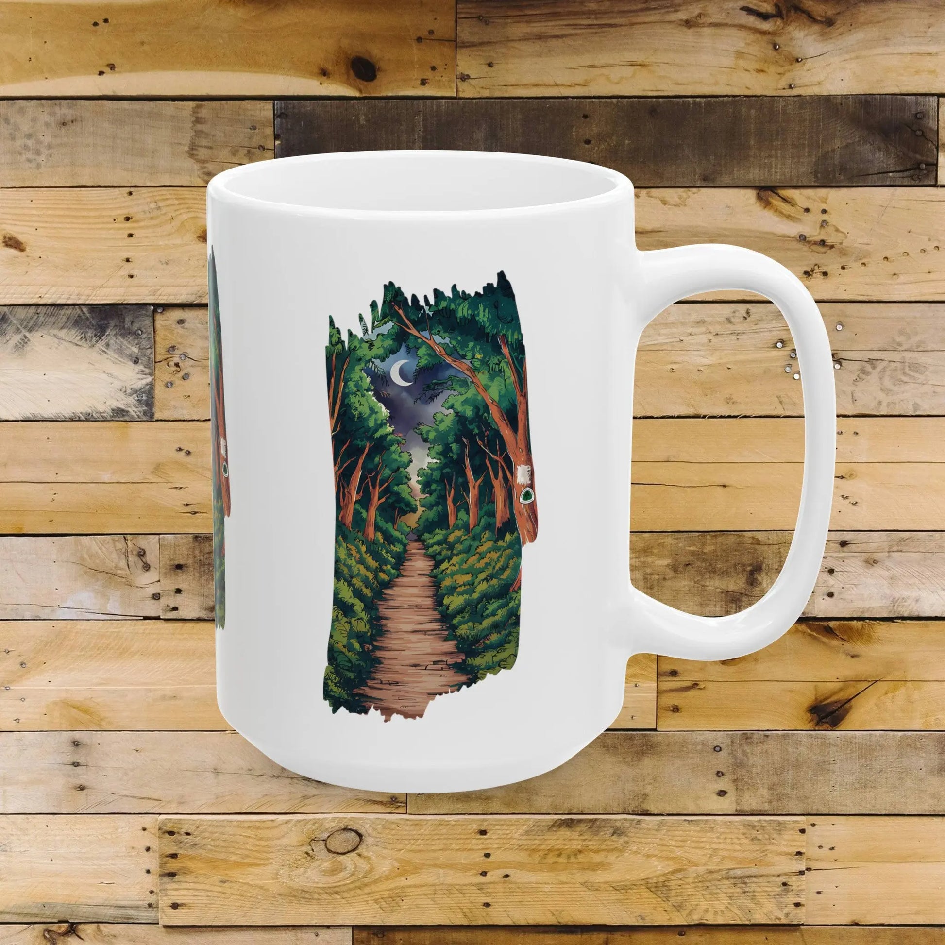 Appalachian Trail White Blaze Ceramic Mug (11oz, 15oz) - Park Service Apparel