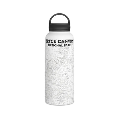 Bryce Canyon National Park Topographic Stainless Steel Water Bottle Handle Lid - Park Service Apparel