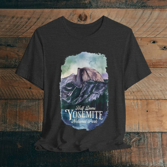 Half Dome Yosemite National Park Unisex Fit Soft T-shirt Nature Tee - Park Service Apparel