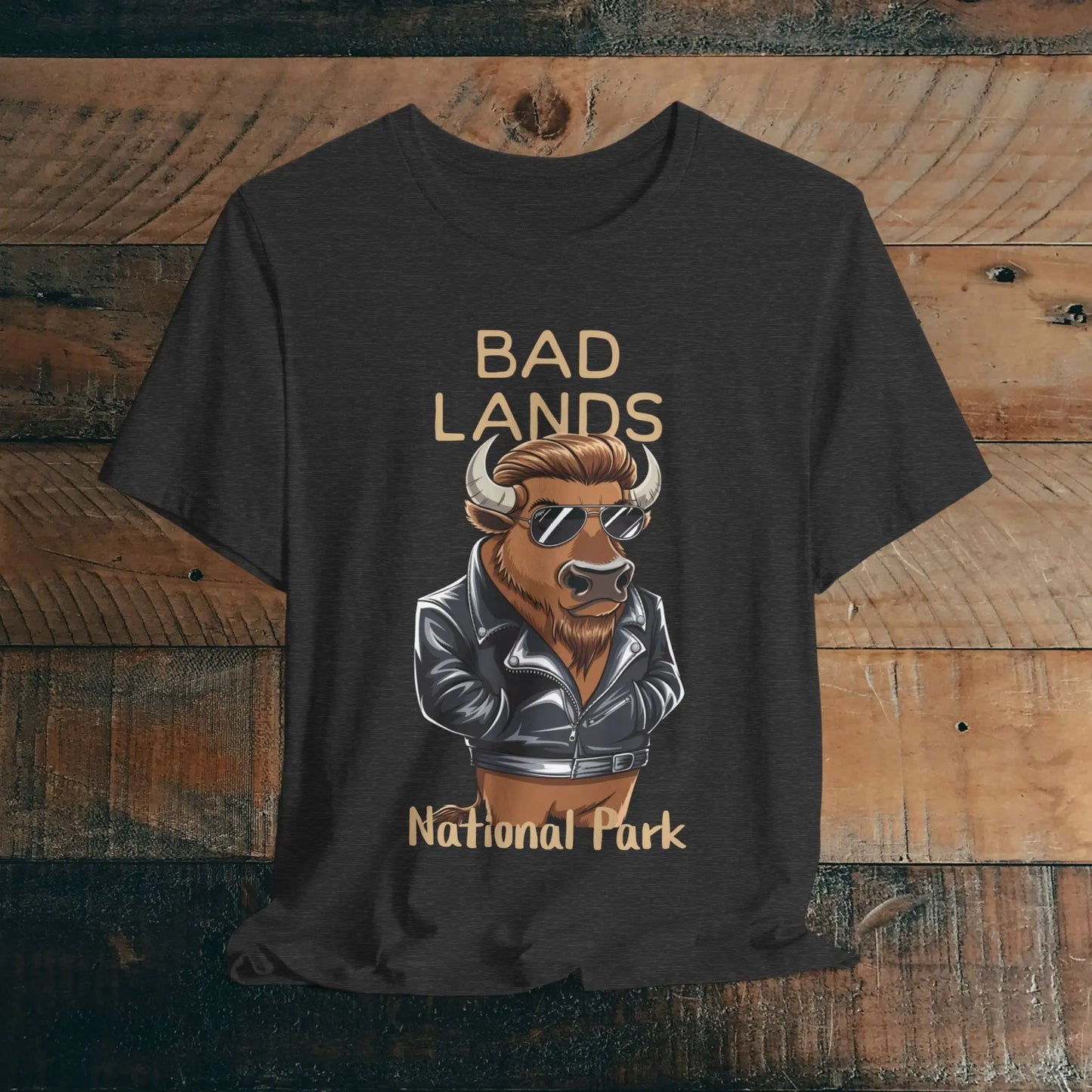 Badlands National Park Bad Lands Buffalo Unisex Fit Soft T-shirt - Park Service Apparel