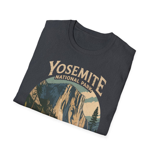 Yosemite Valley El Capitan Unisex Fit Soft T-Shirt Printify