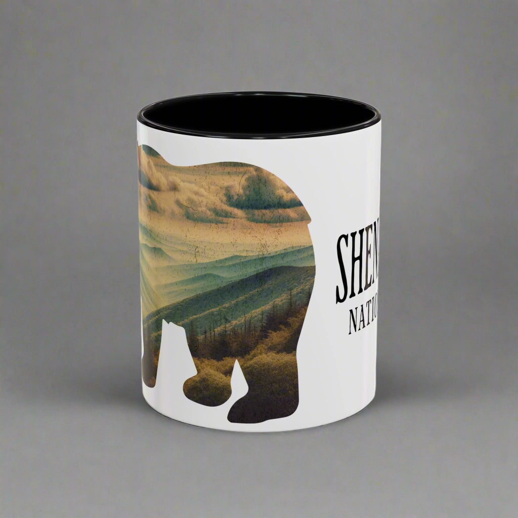 Shenandoah National Park Colored Coffee Mug 11oz 15oz Virginia Bear Cup Printify