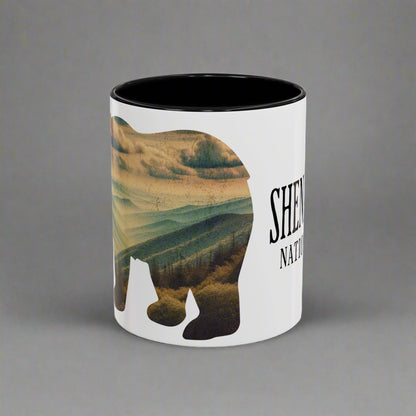 Shenandoah National Park Colored Coffee Mug 11oz 15oz Virginia Bear Cup Printify