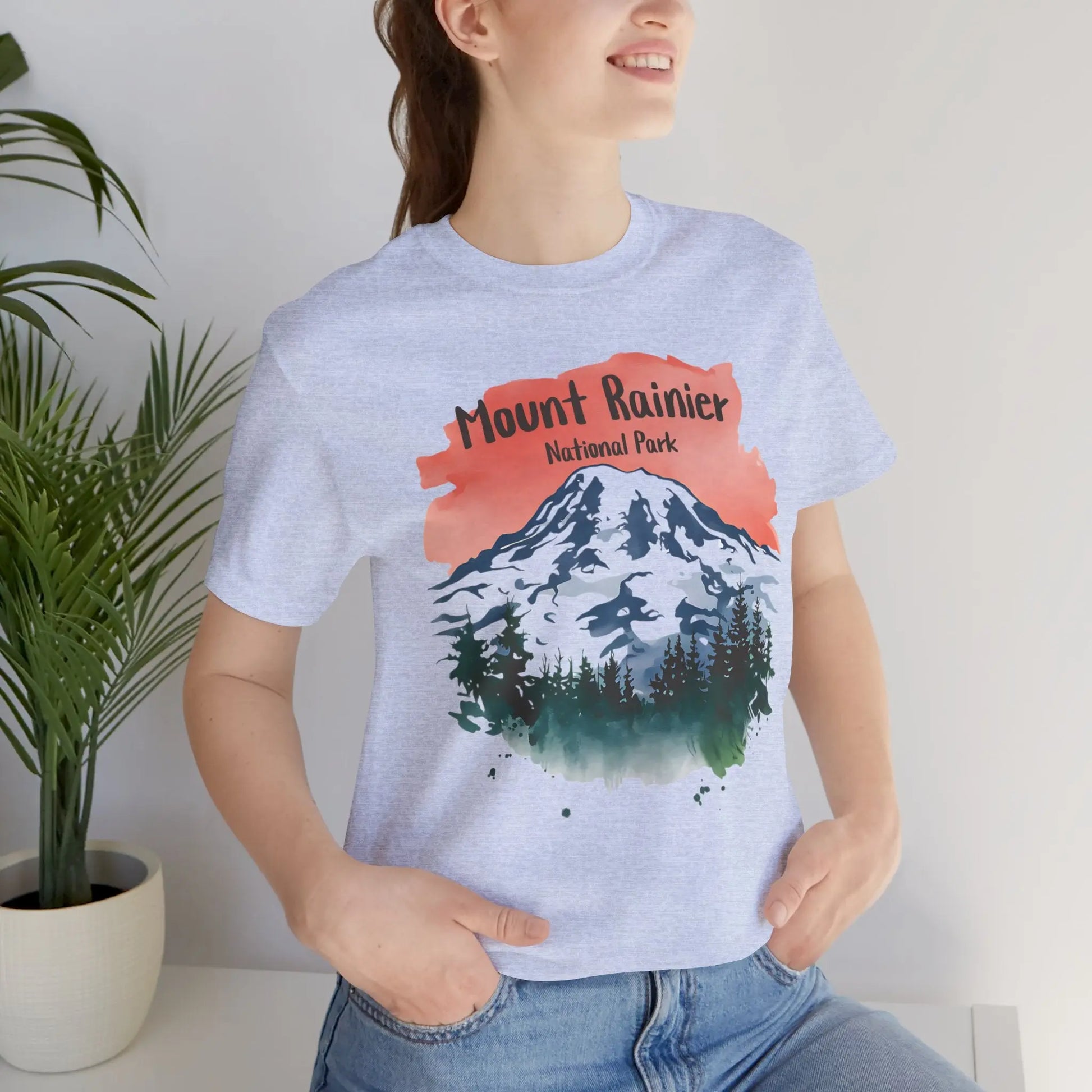Mount Rainier National Park Unisex Fit Soft T-Shirt - Park Service Apparel