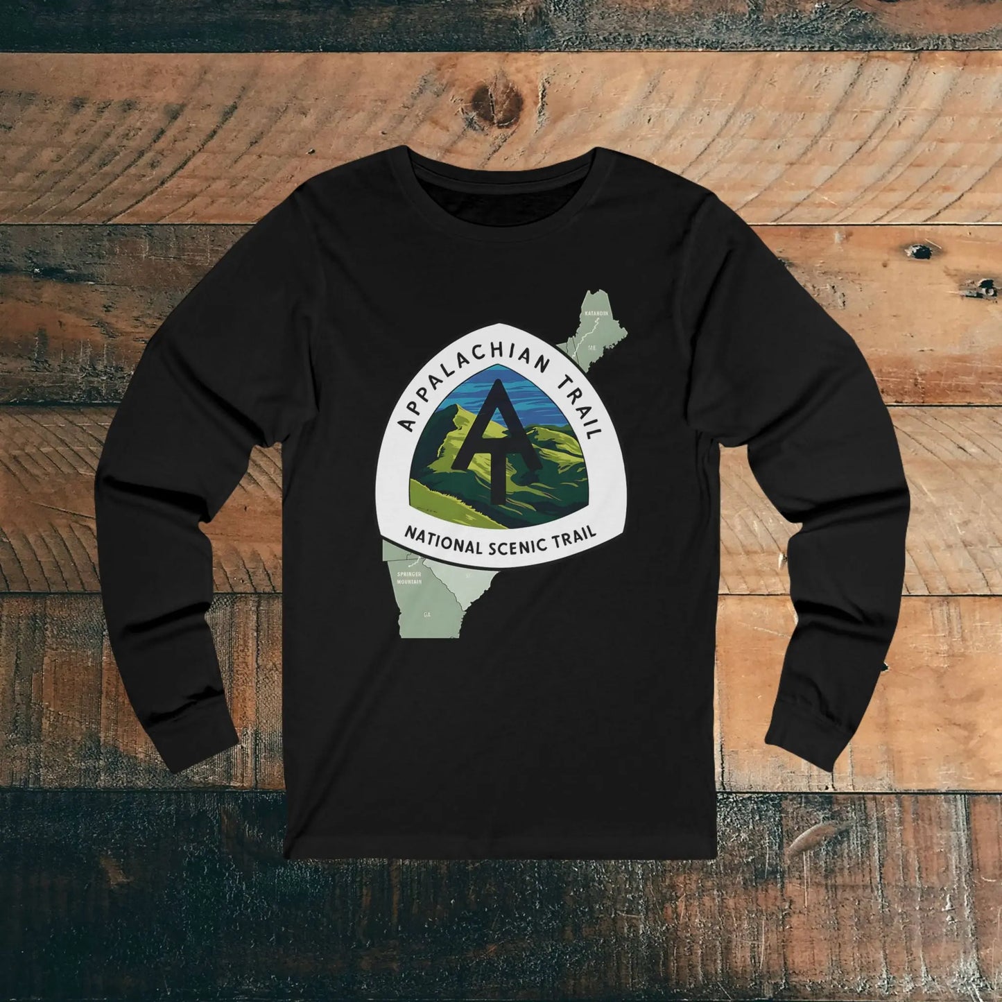 Appalachian National Scenic Trail Unisex Fit Long Sleeve T-shirt AT - Park Service Apparel