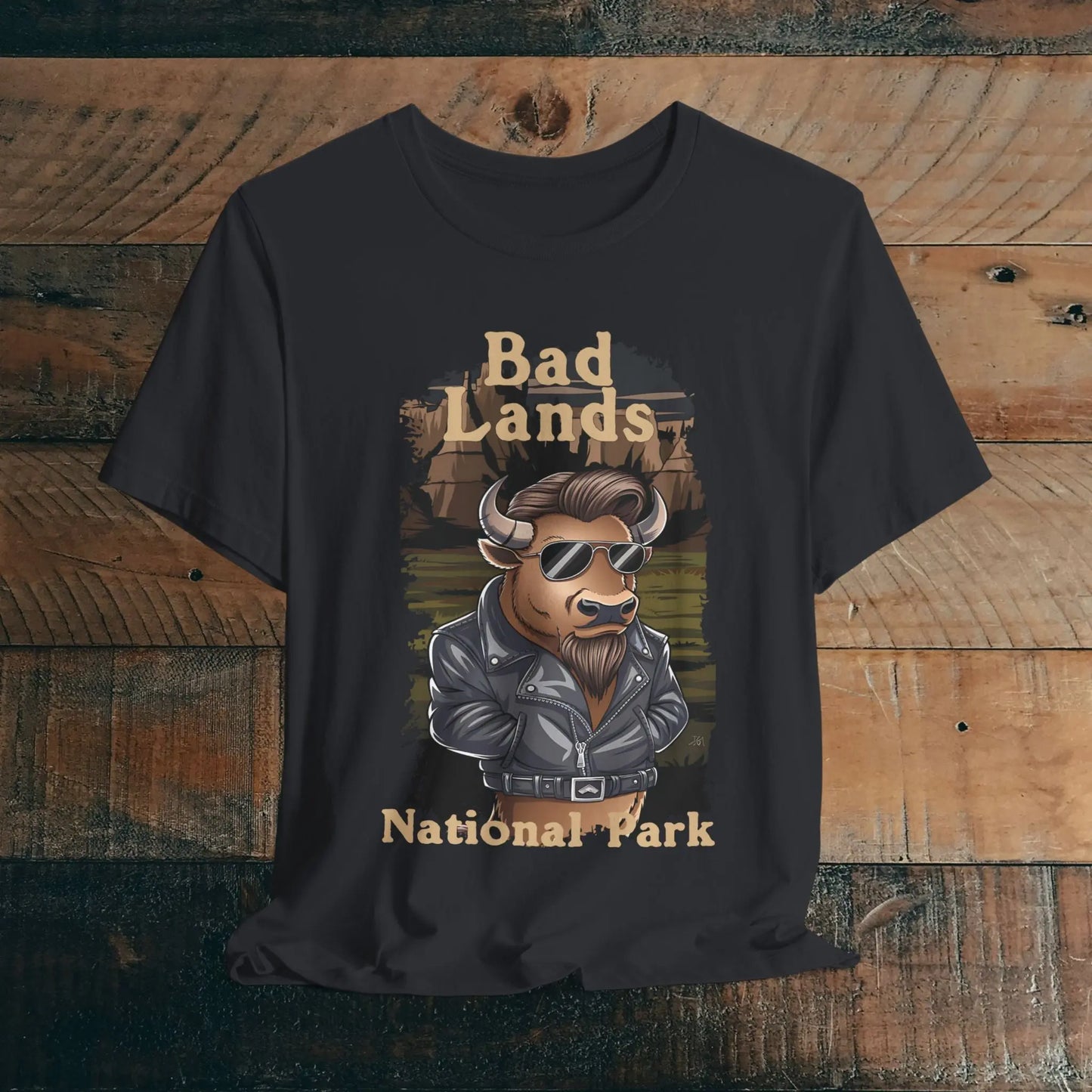 Bad Buffalo Badlands National Park Unisex Fit Soft T-shirt - Park Service Apparel