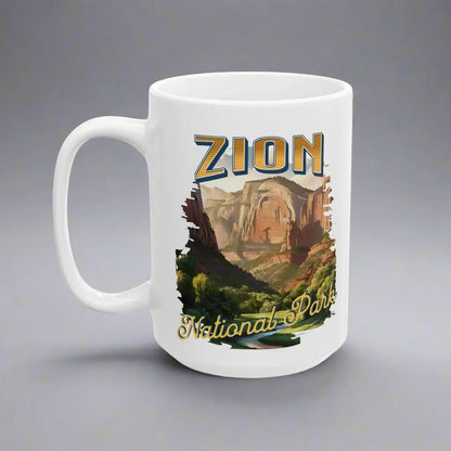 Zion National Park Scenic Ceramic Mug (11oz,15oz) - Park Service Apparel