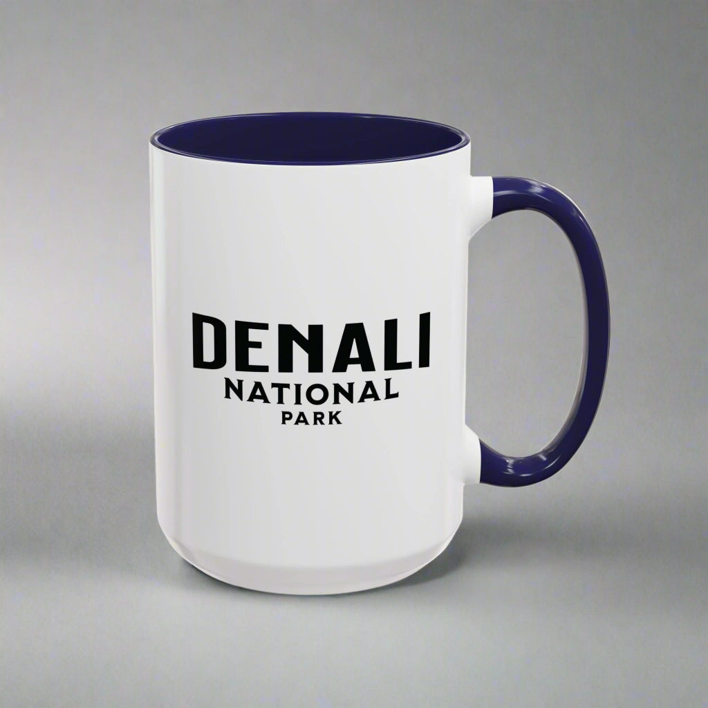 Denali National Park Wolf Colored Coffee Mug 11oz 15oz Printify