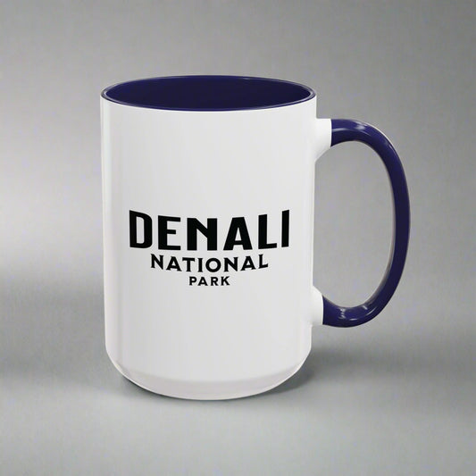 Denali National Park Wolf Colored Coffee Mug 11oz 15oz Printify