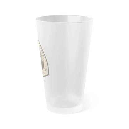 Pacific Crest National Scenic Trail Frosted Pint Glass 16oz Map Logo - Park Service Apparel