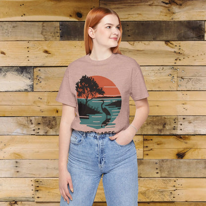 Everglades National Park Unisex Fit T-Shirt Logo Retro Sunset - Park Service Apparel