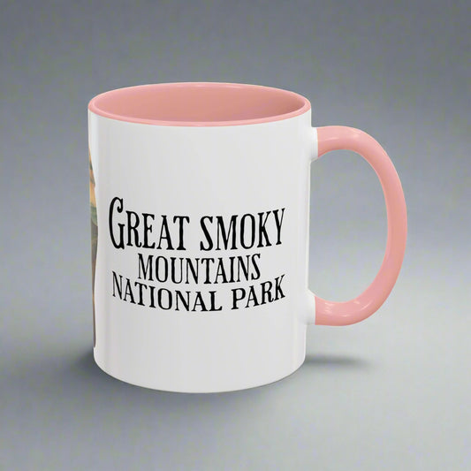 Great Smoky Mountains National Park Colored Coffee Mug 11oz 15oz Bear Cup Printify