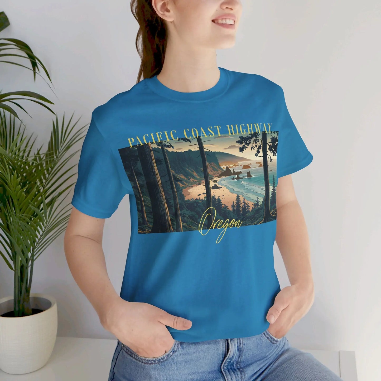 Oregon Coast Pacific Coast Highway Unisex Fit Soft T-shirt PCH Coastline - Park Service Apparel