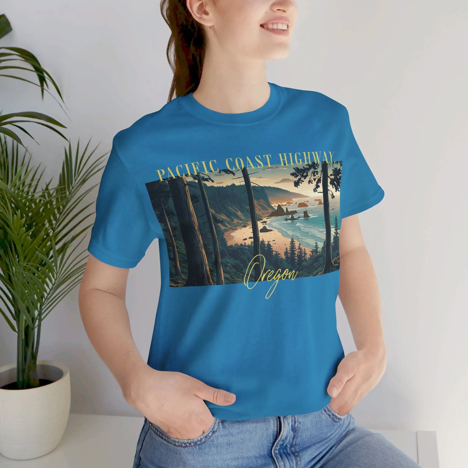 Oregon Coast Pacific Coast Highway Unisex Fit Soft T-shirt PCH Coastline - Park Service Apparel