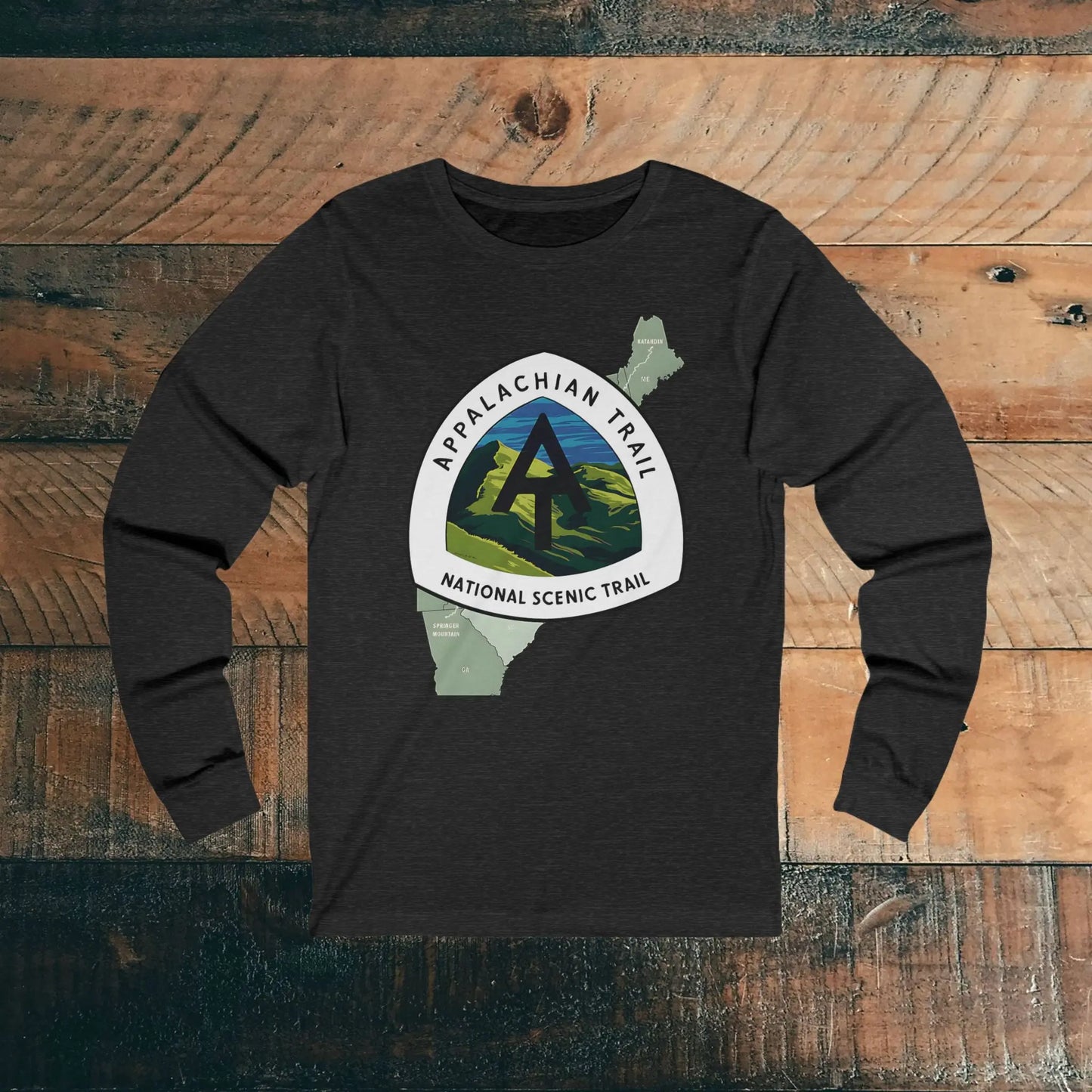 Appalachian National Scenic Trail Unisex Fit Long Sleeve T-shirt AT - Park Service Apparel