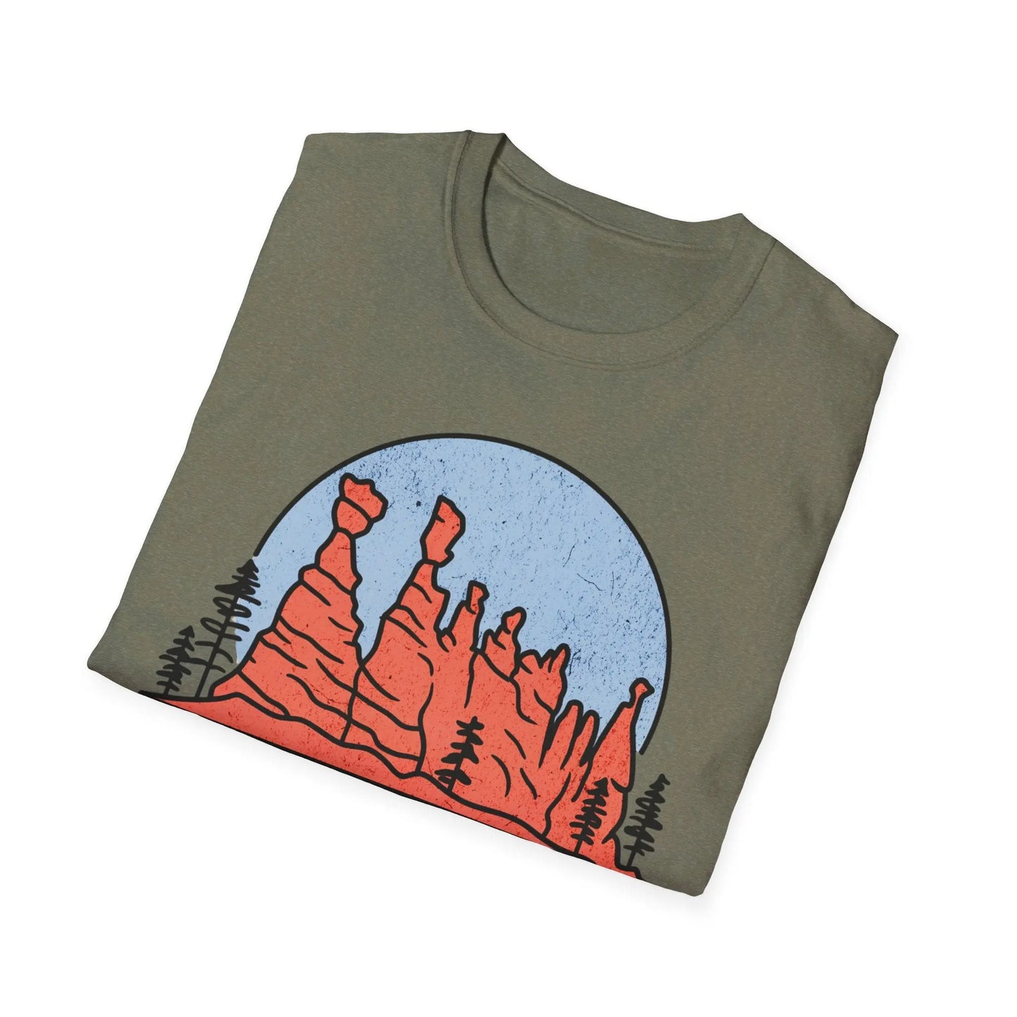 Bryce Canyon National Park Unisex Fit T-Shirt Utah Hoodoos Art - Park Service Apparel