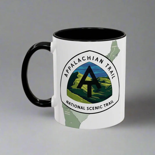 Appalachian National Scenic Trail Accent Coffee Mug 11oz 15oz Blue Black Pink Red - Park Service Apparel
