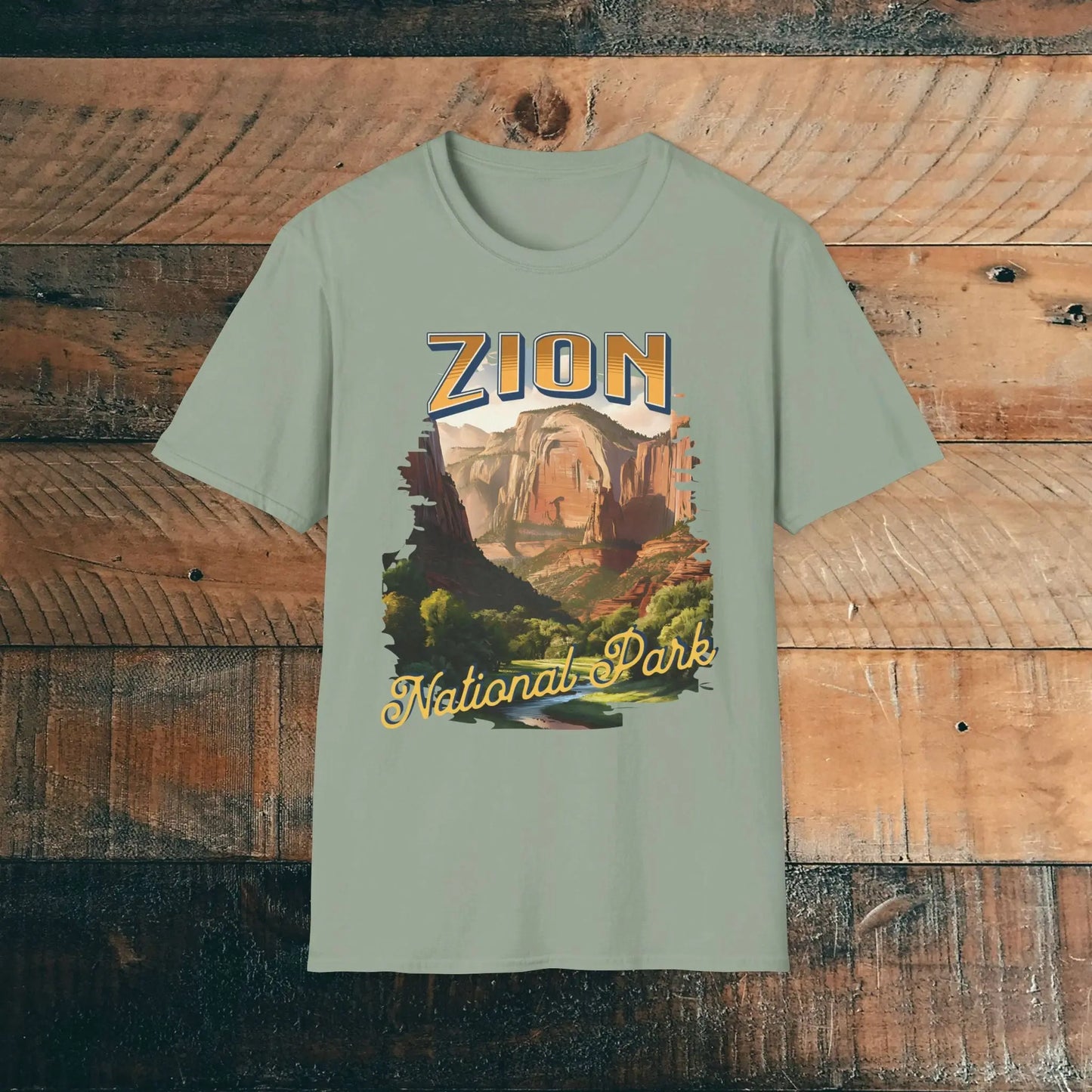 Zion National Park Unisex Fit Scenic T-Shirt Cotton Printify