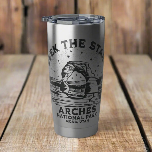 Arches National Park Insulated 20oz Tumbler Seek Stars - Park Service Apparel