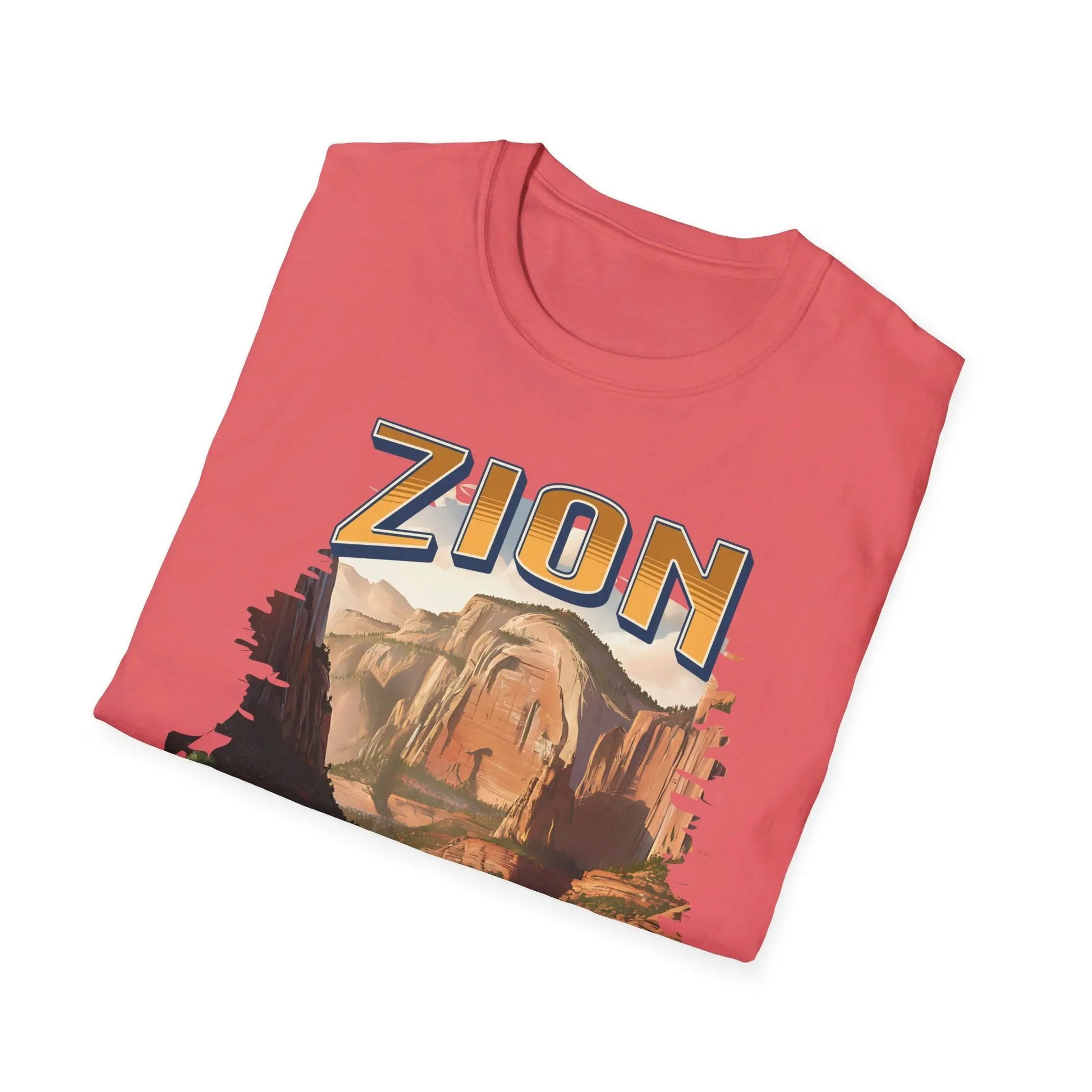 Zion National Park Unisex Fit Scenic T-Shirt Cotton Printify