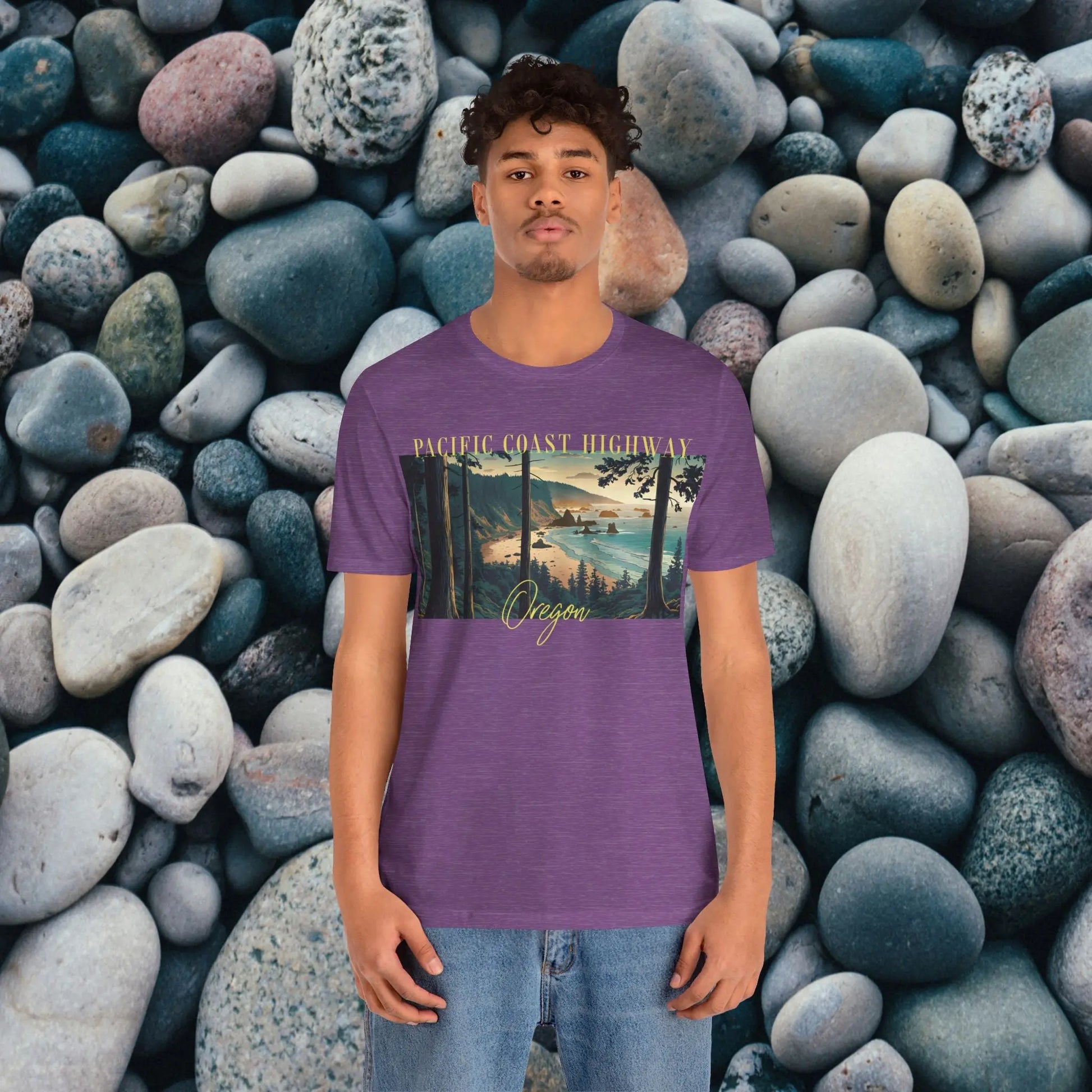 Oregon Coast Pacific Coast Highway Unisex Fit Soft T-shirt PCH Coastline - Park Service Apparel