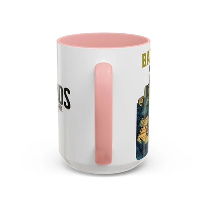Badlands National Park Accent Coffee Mug 11oz 15oz Blue Black Pink Red Outdoor Inspired Ceramic Mug - Park Service Apparel