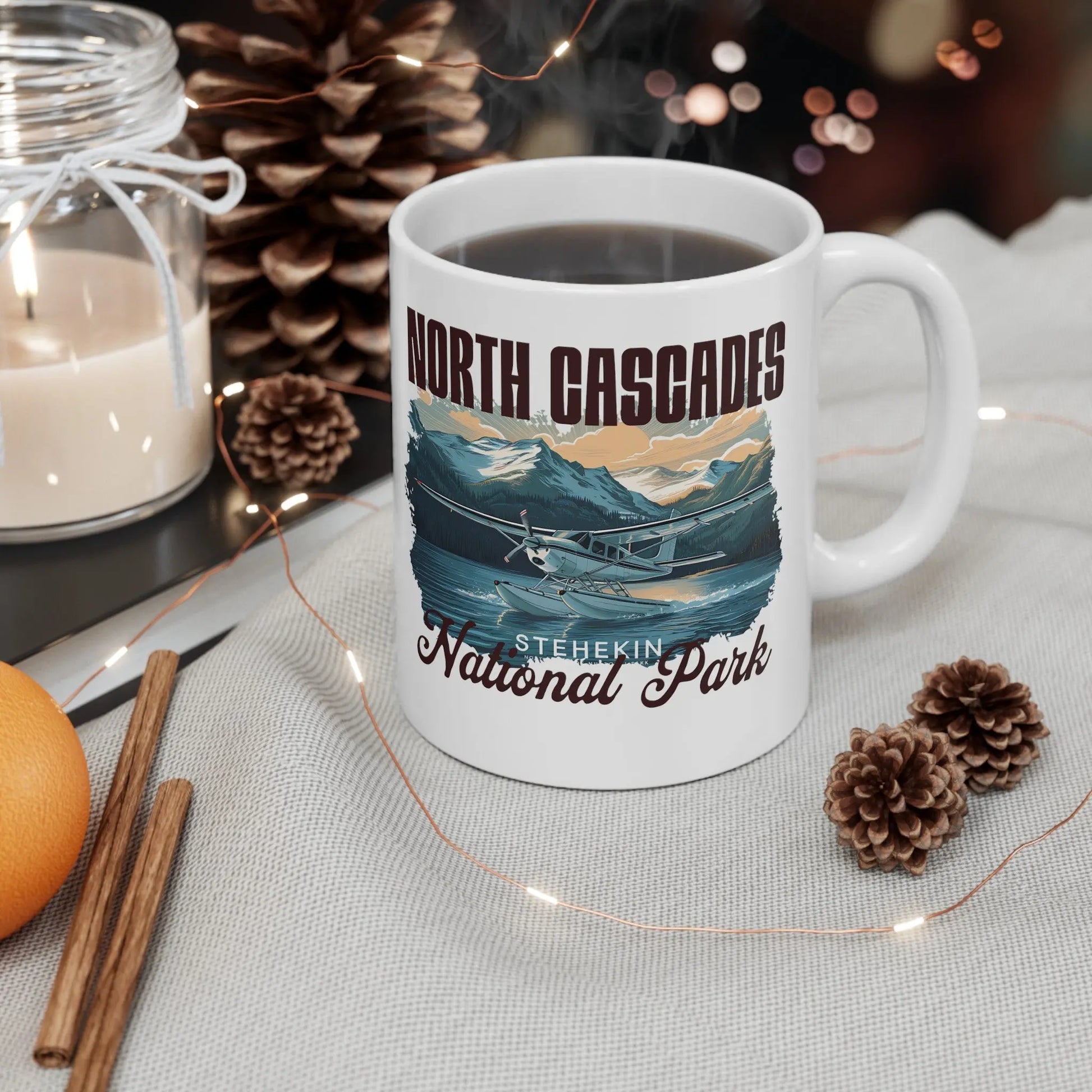 North Cascades National Park Scenic Ceramic Mug 11 15oz Stehekin - Park Service Apparel
