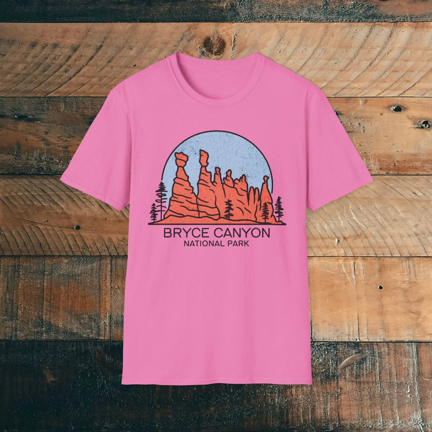 Bryce Canyon National Park Unisex Fit T-Shirt Utah Hoodoos Art - Park Service Apparel