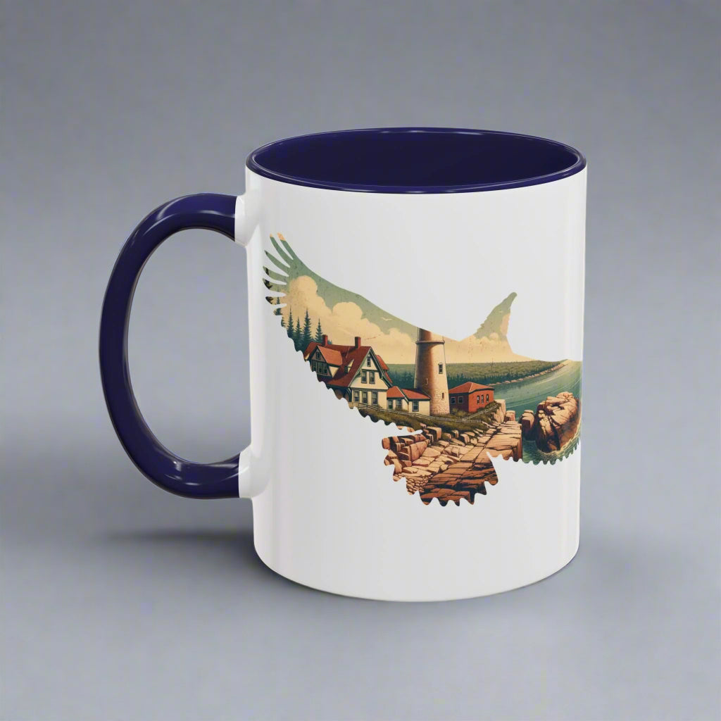 Acadia National Park Colored Coffee Mug 11oz 15oz Maine Cup Printify