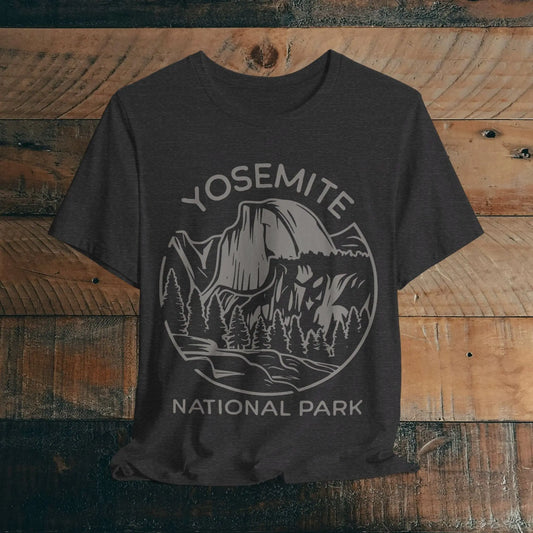 Yosemite National Park Valley Half Dome Art Unisex Fit Soft T-Shirt - Park Service Apparel