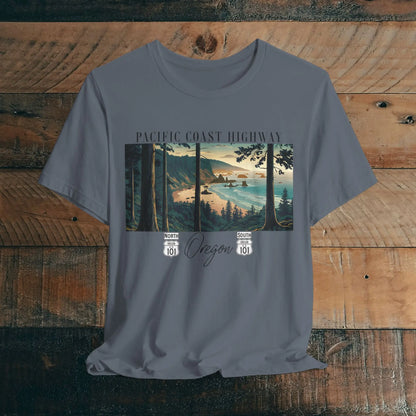 Oregon Coast Highway 101 Pacific Coast Highway Unisex Fit T-shirt PCH Tee - Park Service Apparel