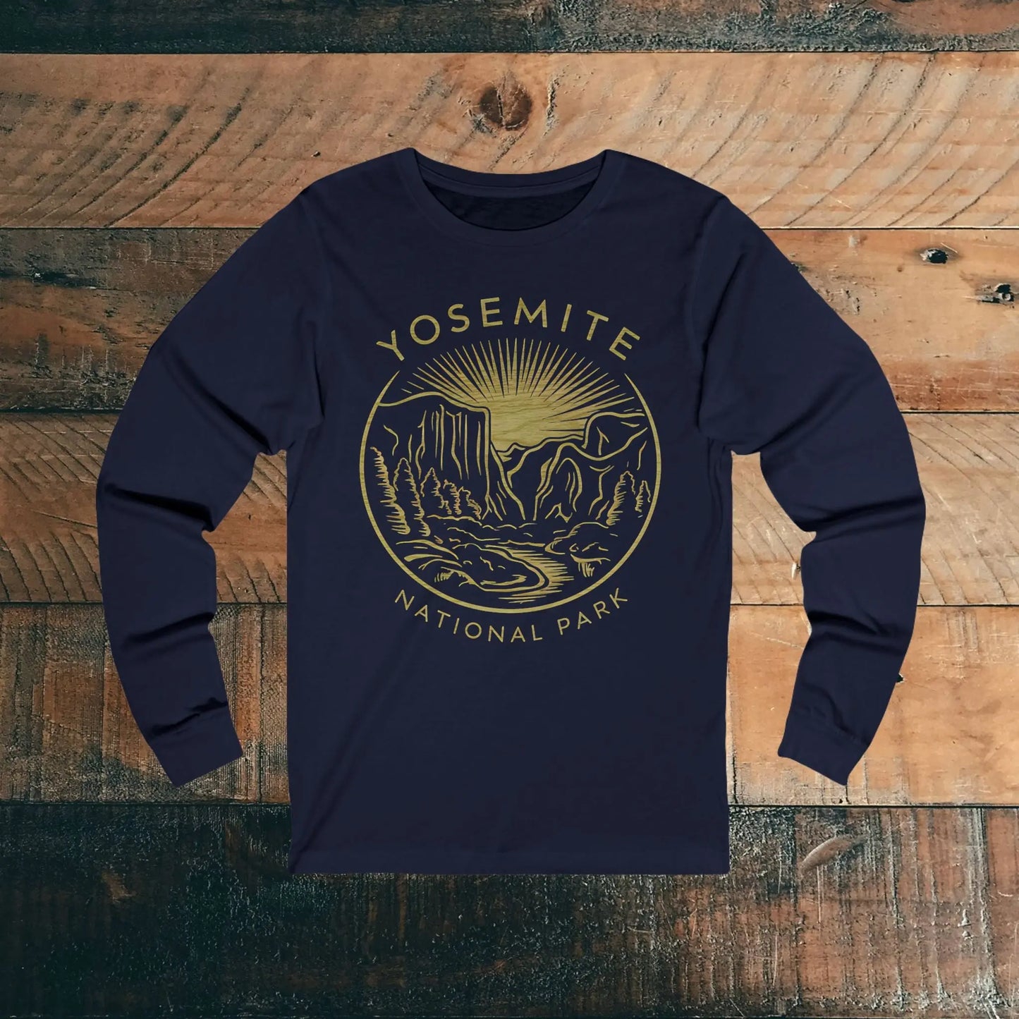 Yosemite National Park Unisex Fit Long Sleeve T-shirt Valley - Park Service Apparel