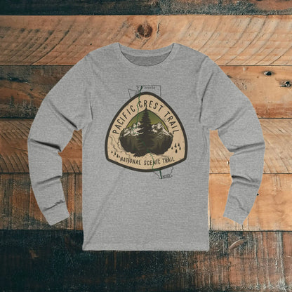 Pacific Crest National Scenic Trail Unisex Fit Long Sleeve T-shirt PCT - Park Service Apparel