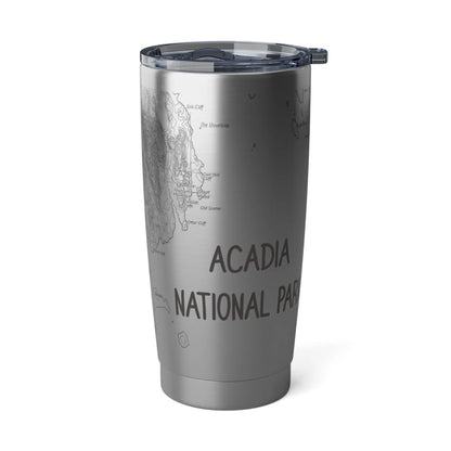 Acadia National Park Topographic Tumbler 20oz  Spill Resistant Lid Coastal Maine - Park Service Apparel