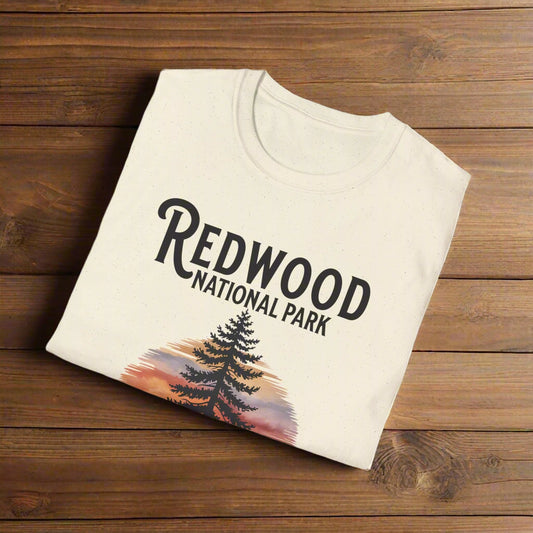 Protect Our Parks Redwood National Park Unisex Fit Soft T-Shirt Printify
