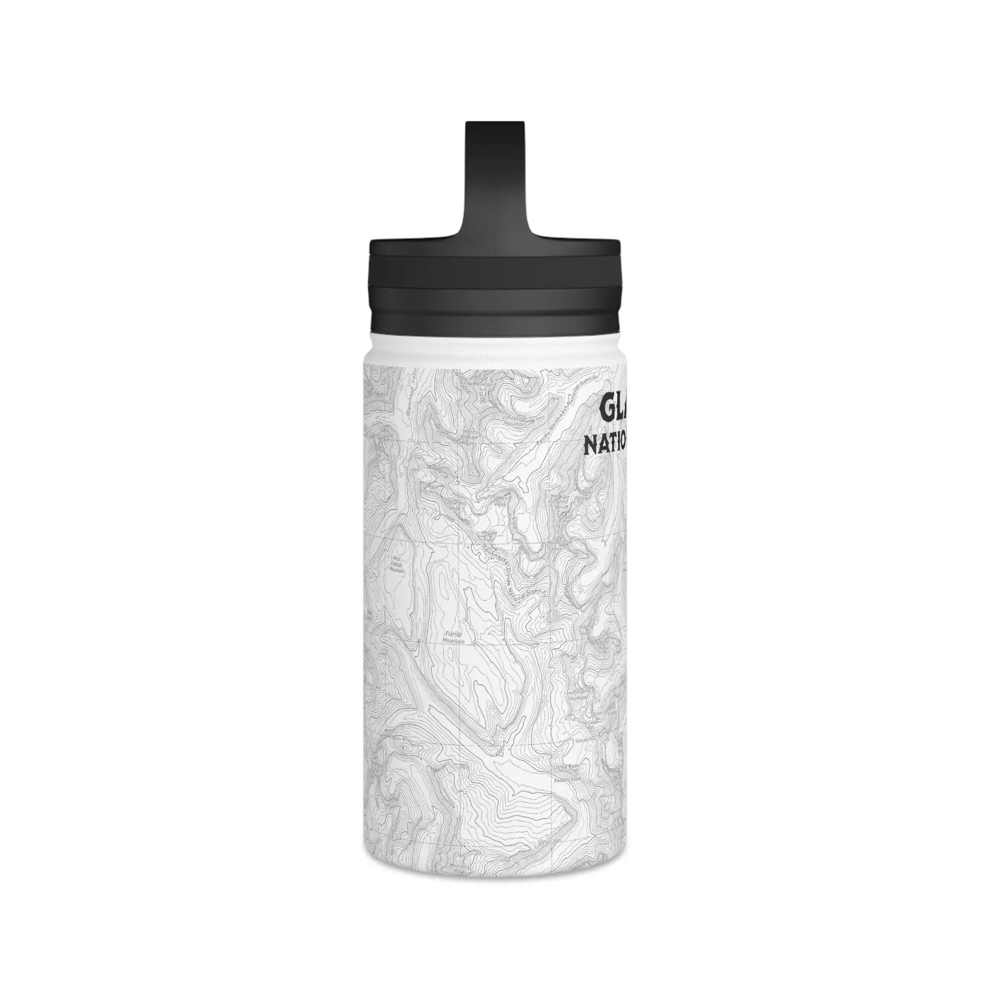 Glacier National Park Stainless Steel Water Bottle (3 Lids, 3 Sizes) - Park Service Apparel